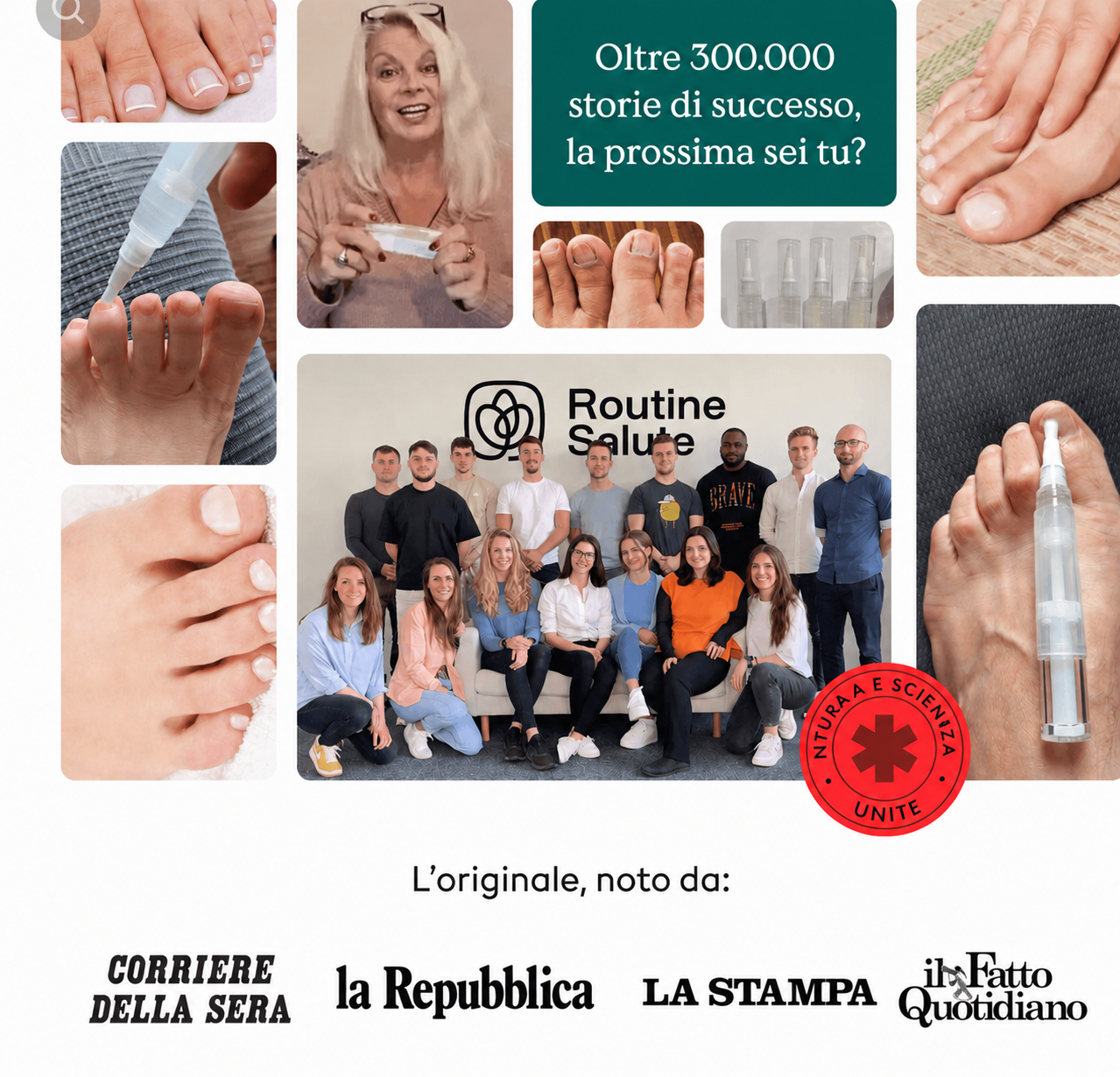Penna per la cura delle unghie con tecnologia Nail Matrix® contro i fastidiosi funghi delle unghie
